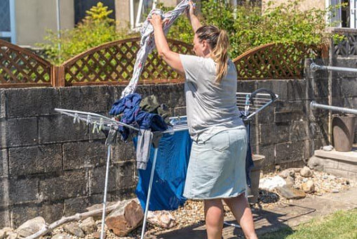 Drying your washing outside is better for your health and better for the home environment