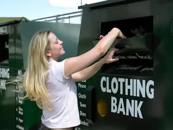 Clothing Banks can accept a wide range of clothing, shoes and other textiles